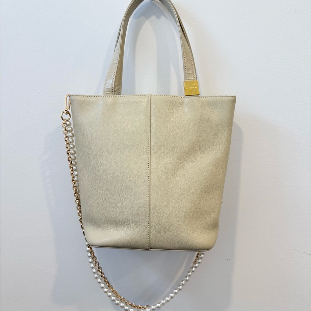 Vintage Burberry Cream Small Tote